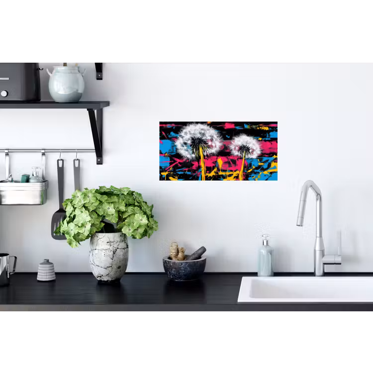 Street Art - Kleurrijk - Muur Muursticker klein -keuken