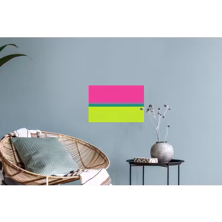 Strepen - Modern - Kleurrijk Muursticker klein -plant