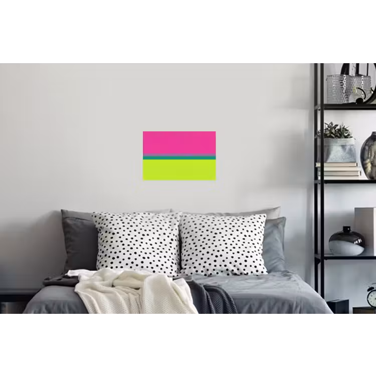Strepen - Modern - Kleurrijk Muursticker klein -slaapkamer