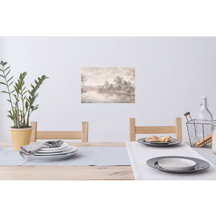 Terras - Water - Natuur - Landschap Muursticker klein -eettafel