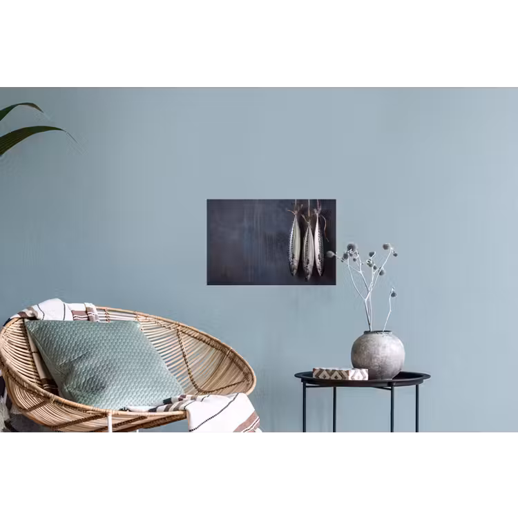Wall Sticker - Three Fish - Rope - Drie vissen - Touw Muursticker klein
