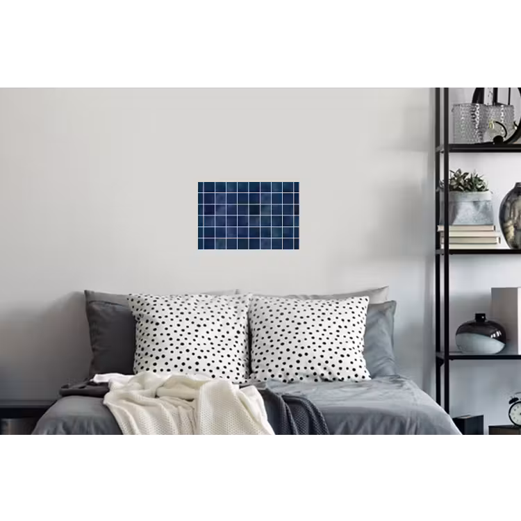 Tegel - Modern - Blauw Muursticker klein 286 -slaapkamer