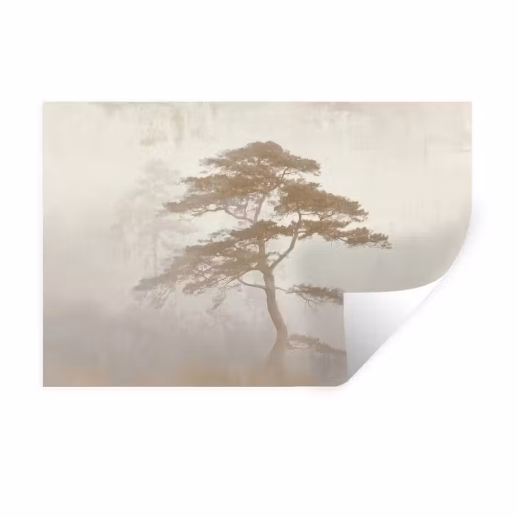 Boom - Oosterse stijl - Landschap Muursticker klein -3d