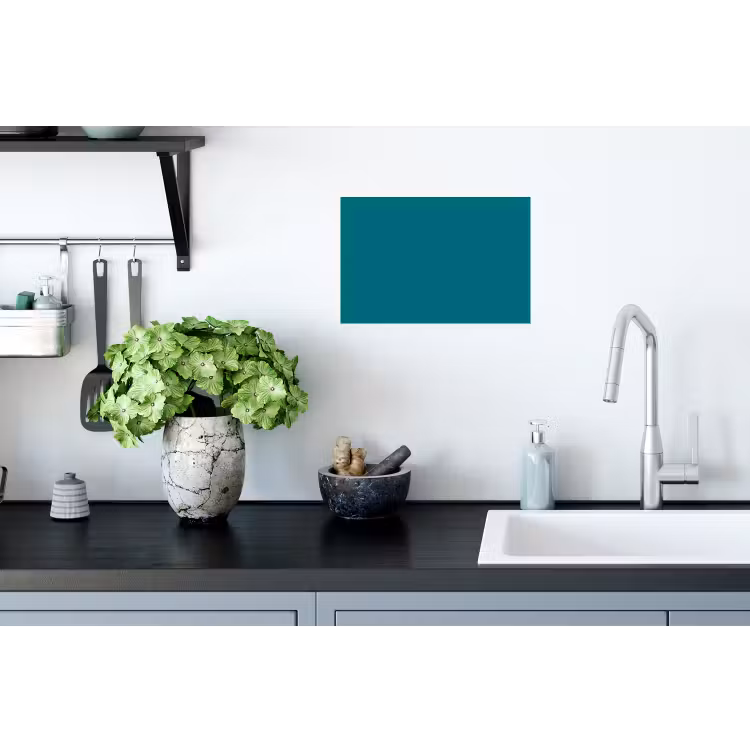 Tropical - Peacock - Blauw Muursticker klein 286 -keuken
