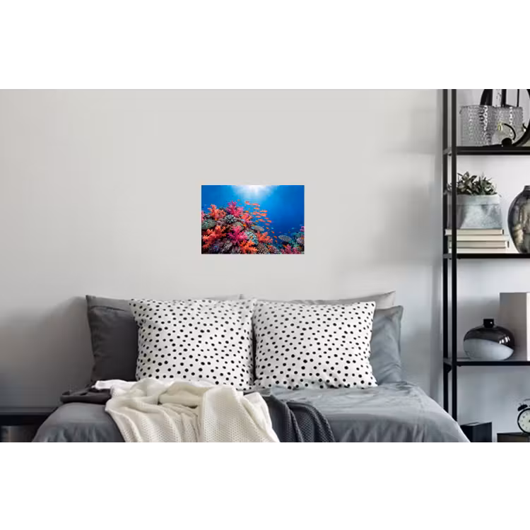 Onderwater - Koraalrif - Vissen - Oceaan - Natuur Muursticker klein -slaapkamer