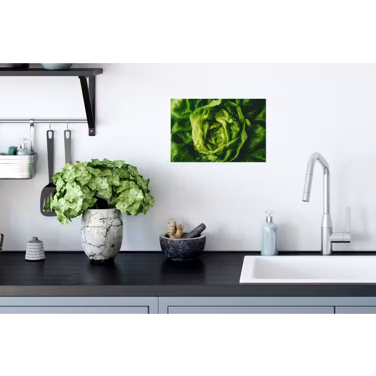 Groente - Sla - Groen Muursticker klein -keuken