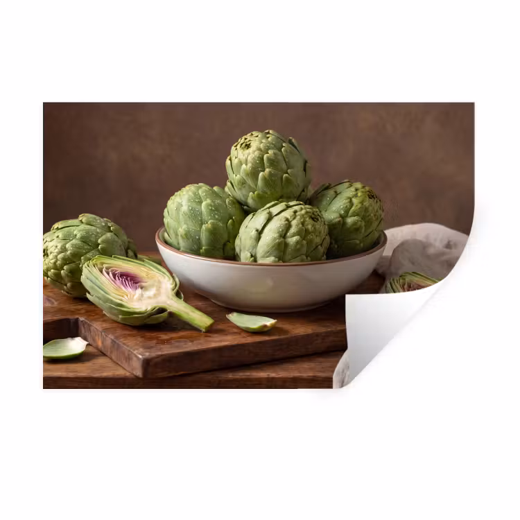 Wall Sticker - Vegetables - Artichoke - Kitchen - Groenten - Artisjok - Keuken Muursticker klein