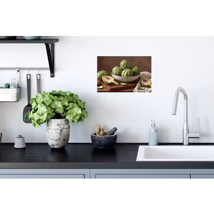 Wall Sticker - Vegetables - Artichoke - Kitchen - Groenten - Artisjok - Keuken Muursticker klein