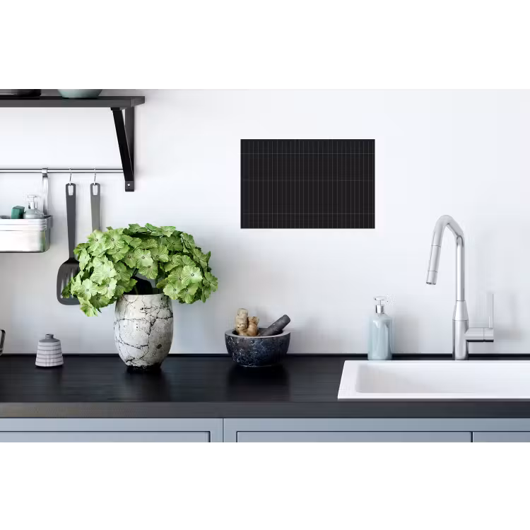 Verticaal - Wandtegel - Mat - Zwart Muursticker klein 286 -keuken