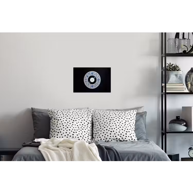 Vinyl - LP - Delfts Blauw - Muziek Muursticker klein -slaapkamer