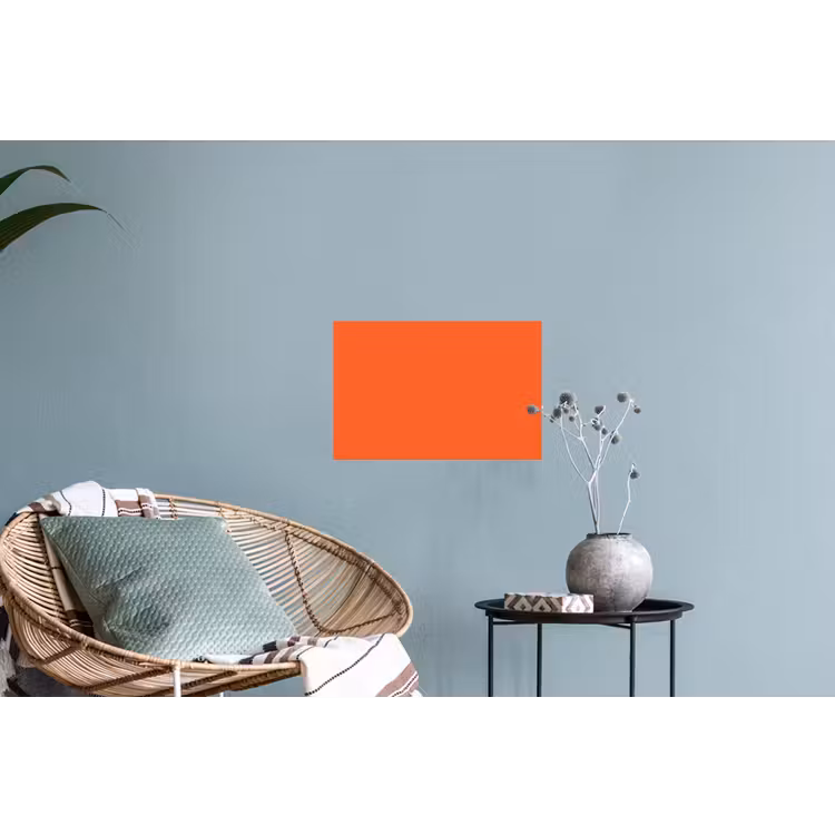 Vivid - Amber - Oranje Muursticker klein 286 -plant