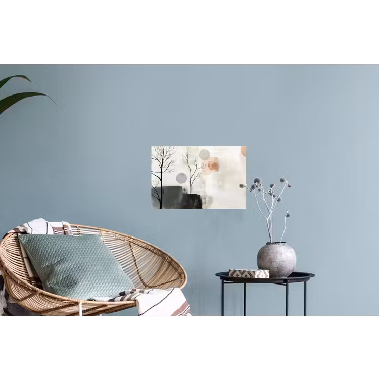 Wabi sabi - Beige - Plant Muursticker klein -plant