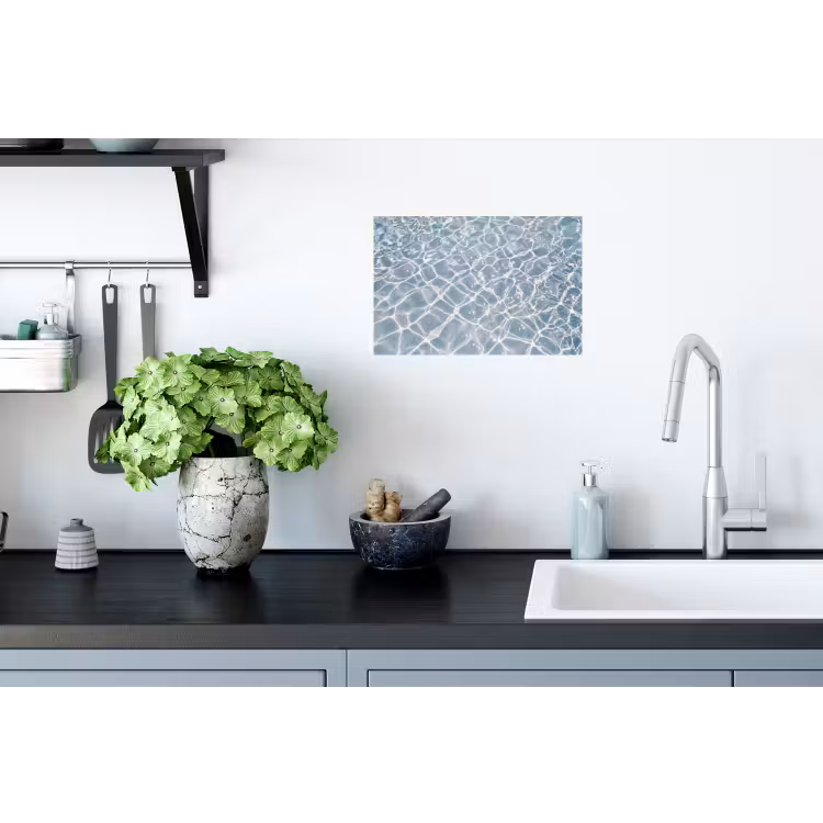 Water - Reflectie - Zonlicht Muursticker klein -keuken