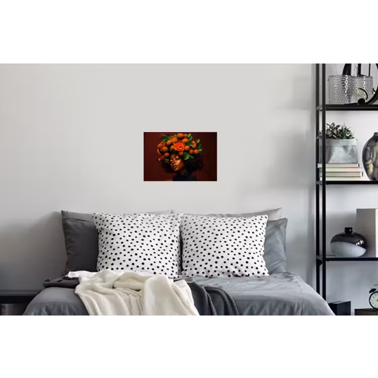 Vrouw - lychee - exotisch Muursticker klein -slaapkamer