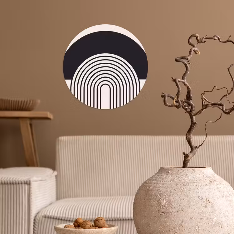 Wallpaper Circle - Abstract - Arch - Modern - Abstract - Boog - Modern Wandcirkel behangsticker klein