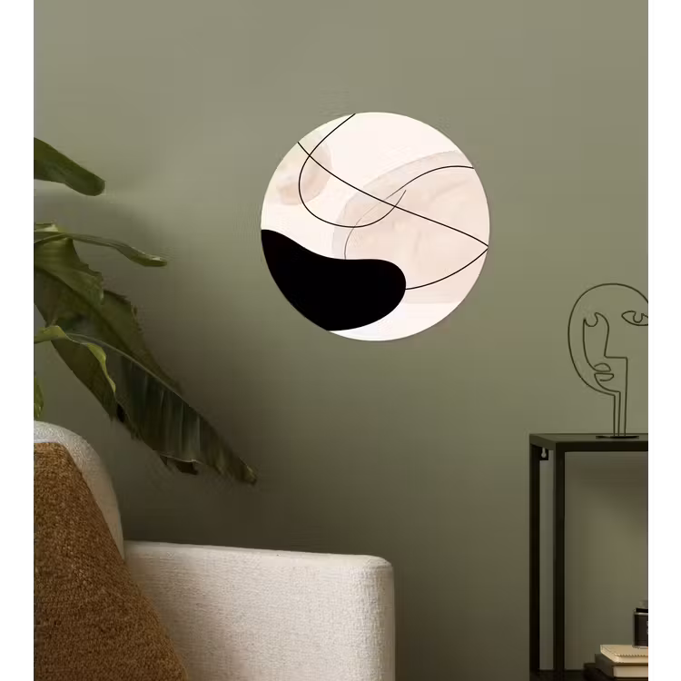 Wallpaper Circle - Abstract - Forms - Art - Abstract - Vormen - Kunst Wandcirkel behangsticker klein