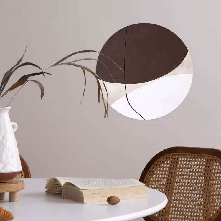 Wallpaper Circle - Abstract - Forms - Modern - Abstract - Vormen - Modern Wandcirkel behangsticker klein
