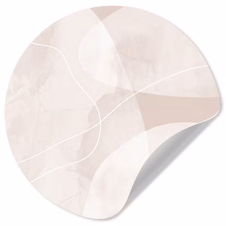 Wallpaper Circle - Art - Lines - Modern - Kunst - Lijnen - Modern Wandcirkel behangsticker klein