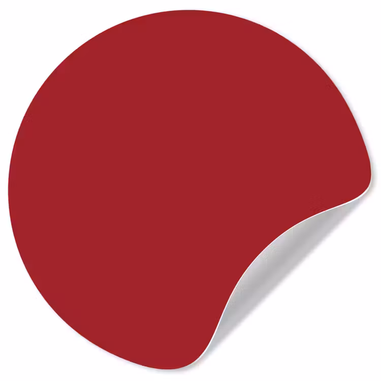 Burgundy - Wine - Rood Wandcirkel behangsticker klein 186 -3d