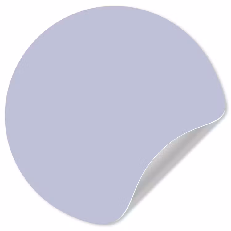 Chalky - Lavender - Paars Wandcirkel behangsticker klein 186 -3d