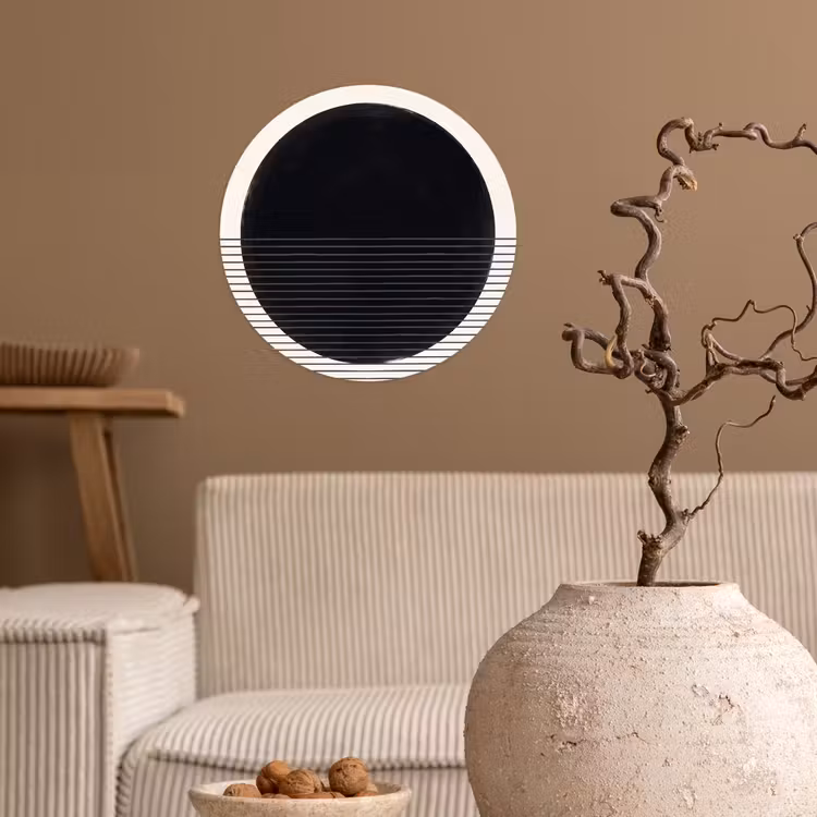 Wallpaper Circle - Circle - Lines - Abstract - Cirkel - Lijnen - Abstract Wandcirkel behangsticker klein