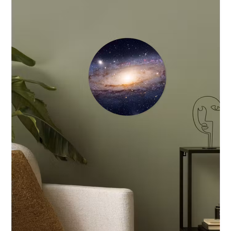 Wallpaper Circle - Galaxy - Space - Cosmos - Sterrenstelsel - Ruimte - Kosmos Wandcirkel behangsticker klein