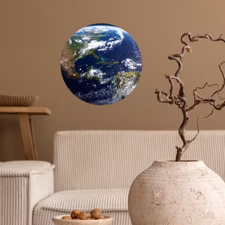 Wallpaper Circle - Planet - Space - Cosmos - Planeet - Ruimte - Kosmos Wandcirkel behangsticker klein