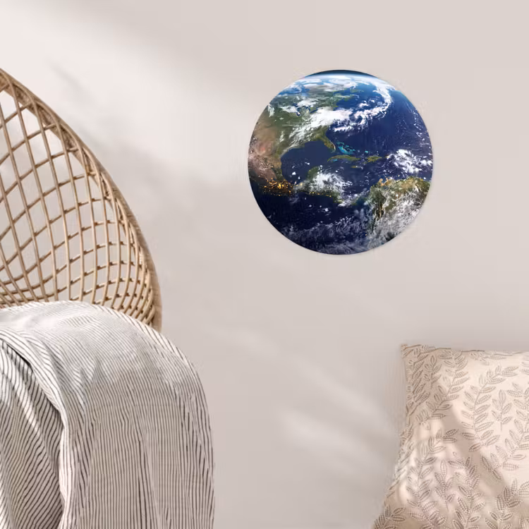 Wallpaper Circle - Planet - Space - Cosmos - Planeet - Ruimte - Kosmos Wandcirkel behangsticker klein