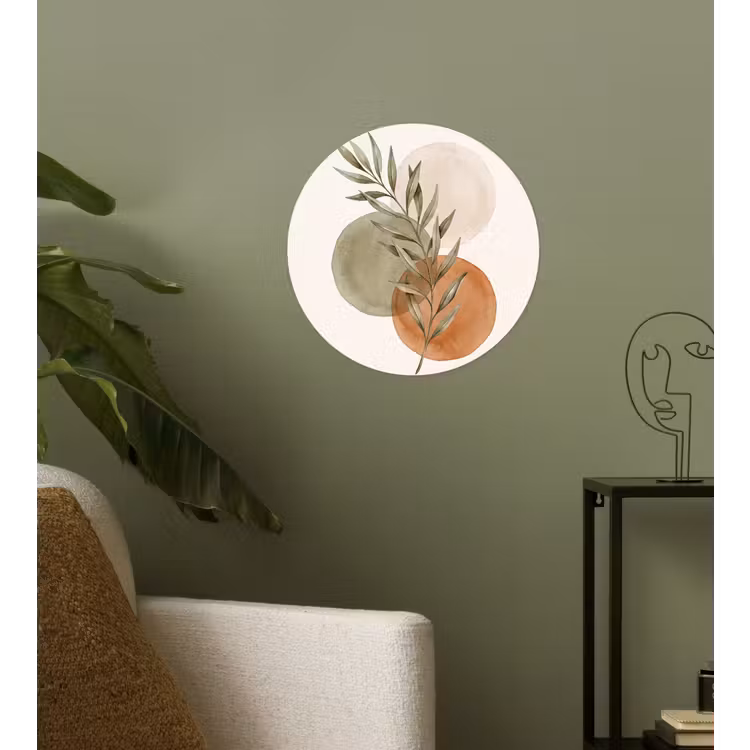 Wallpaper Circle - Plant - Circles - Abstract - Plant - Cirkels - Abstract Wandcirkel behangsticker klein
