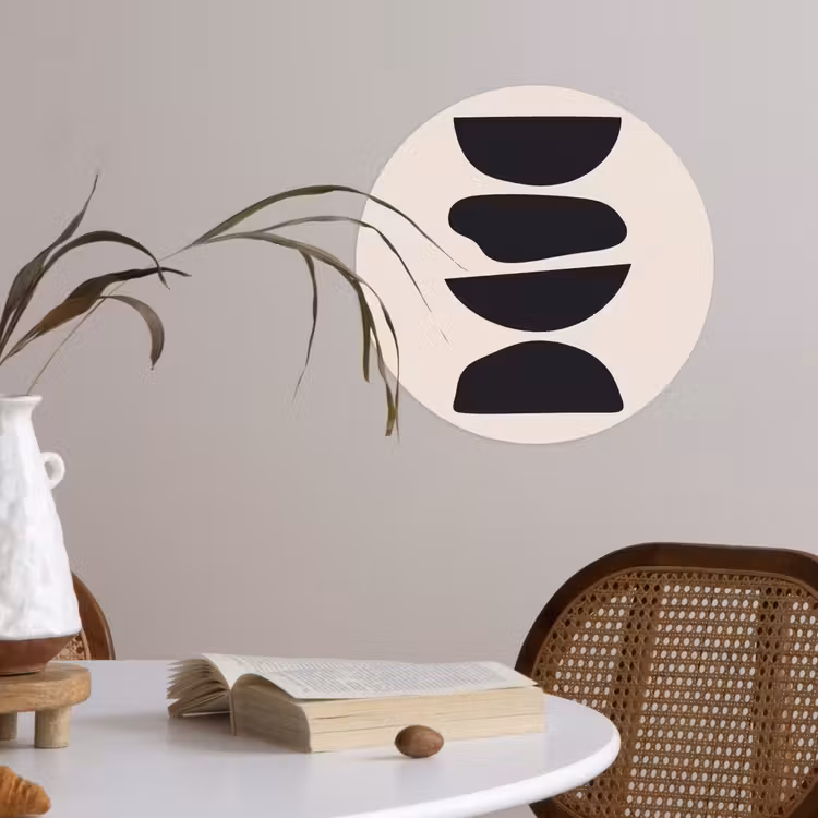 Wallpaper Circle - Shapes - Abstract - Modern - Vormen - Abstract - Modern Wandcirkel behangsticker klein