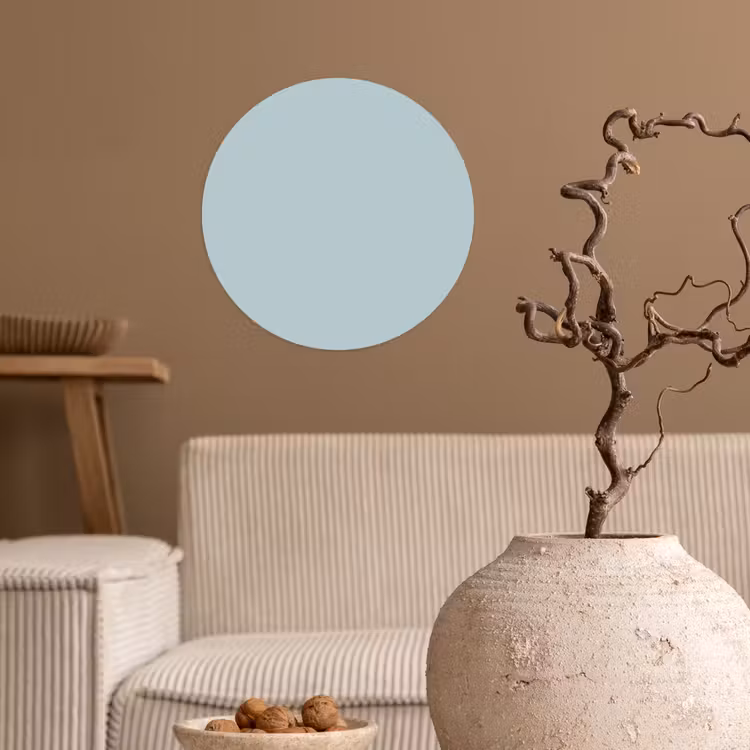 Slate - Blue - Blauw Wandcirkel behangsticker klein 186 -sfeer1