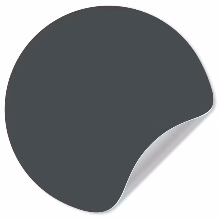 Slate - Millstone - Grijs Wandcirkel behangsticker klein 186 -3d