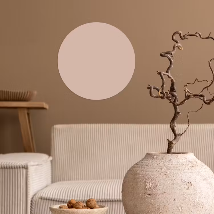 Soft - Clay - Nude Wandcirkel behangsticker klein 186 -sfeer1