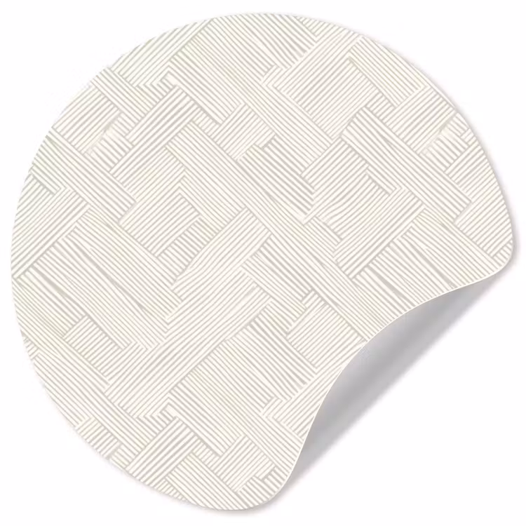 Textuur - Abstract - Beige Wandcirkel behangsticker klein 186 -3d