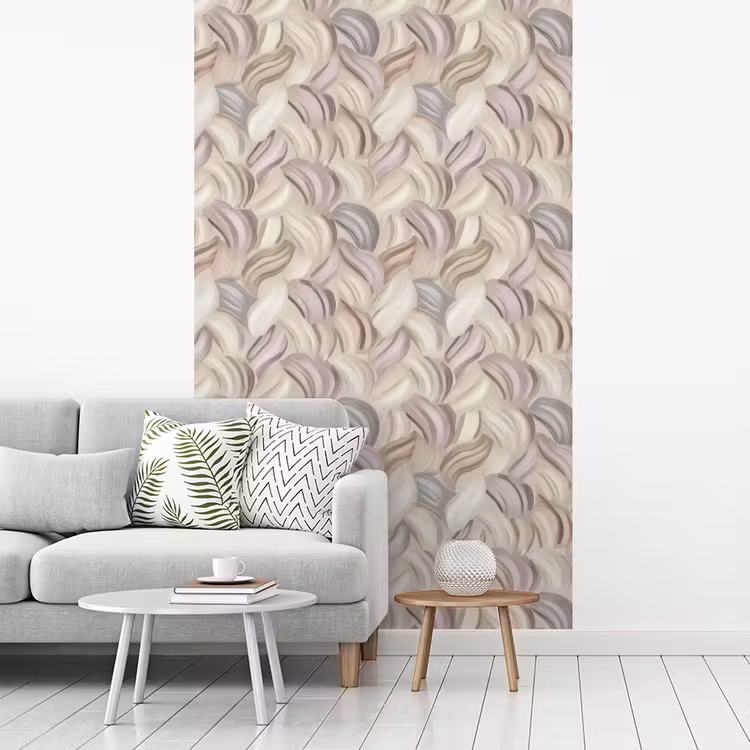 Abstract - Golvend - Pastel fotobehang vinyl groot 66 -woonkamer