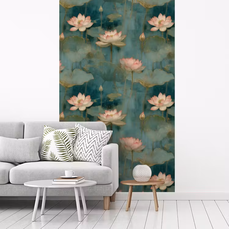 Botanisch - Bloemen - Roze fotobehang vinyl groot 66 -woonkamer