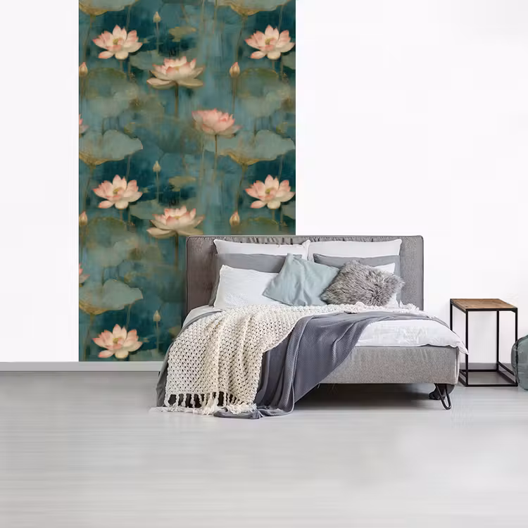 Botanisch - Bloemen - Roze fotobehang vinyl groot 66 -slaapkamer