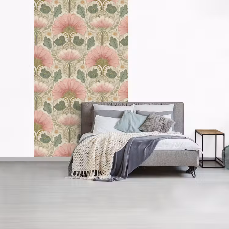 Klassiek - Patroon - Roze fotobehang vinyl groot 66 -slaapkamer
