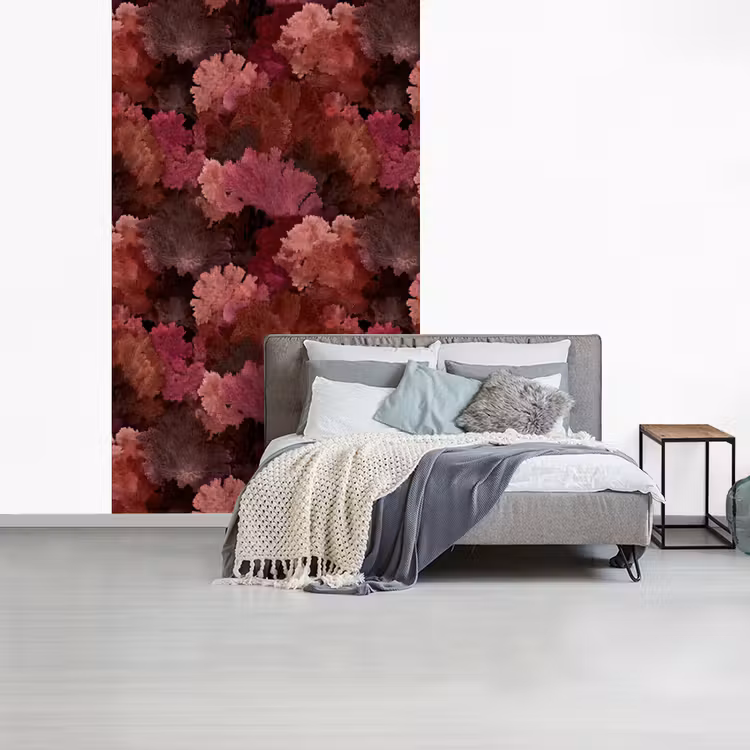 Koraal - Textuur - Kleurrijk fotobehang vinyl groot 66 -slaapkamer