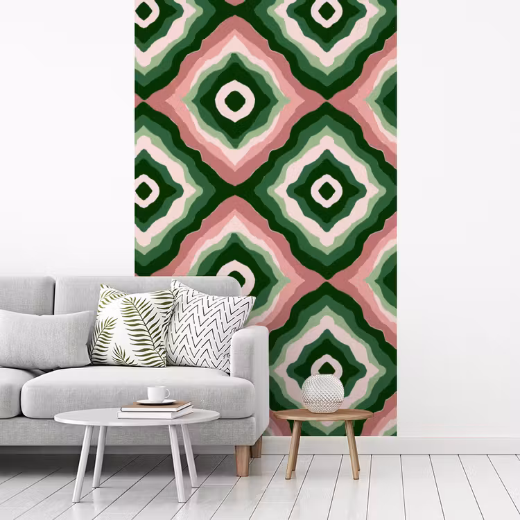 Ontwerp - Organisch - Kleurrijk fotobehang vinyl groot 66 -woonkamer