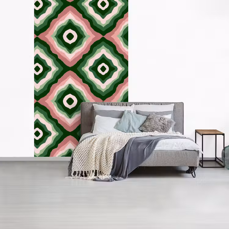 Ontwerp - Organisch - Kleurrijk fotobehang vinyl groot 66 -slaapkamer