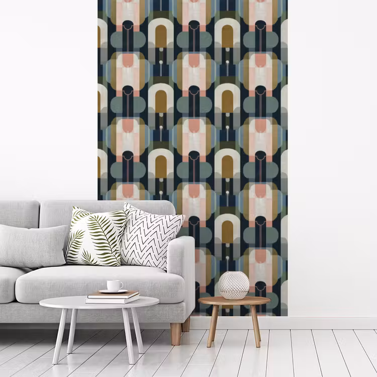 Geografisch - Modern - Kleurrijk fotobehang vinyl groot 66 -woonkamer