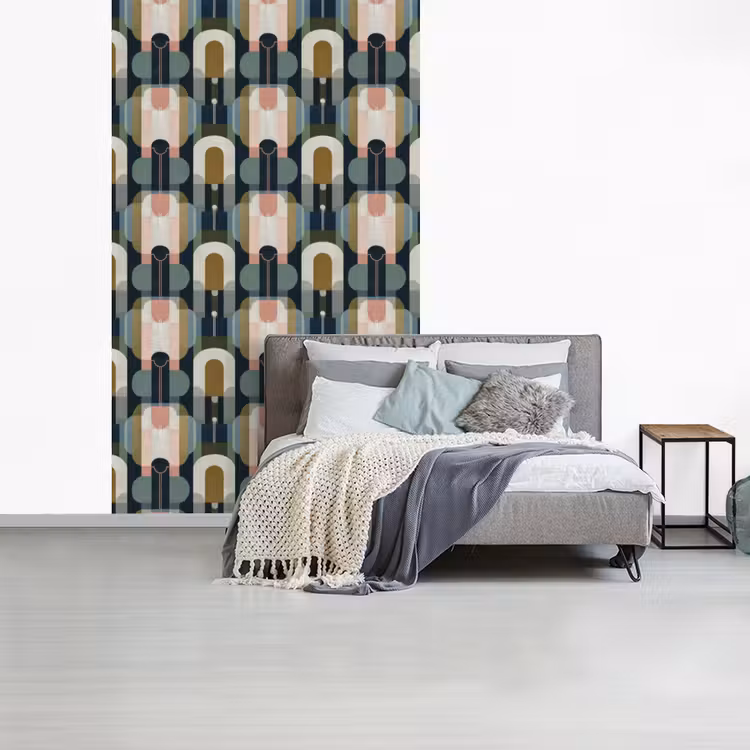 Geografisch - Modern - Kleurrijk fotobehang vinyl groot 66 -slaapkamer