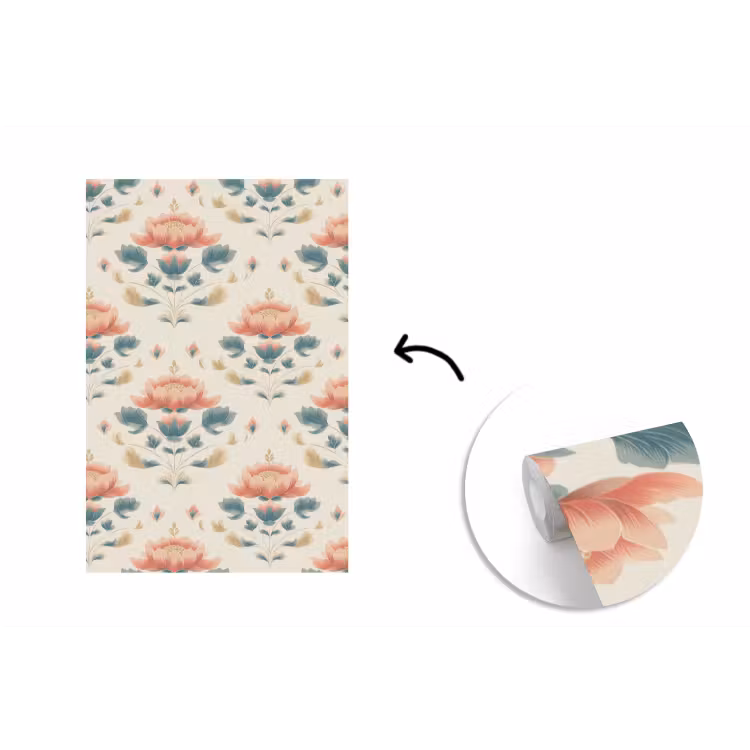 Lotus - Bloemen - Roze fotobehang vinyl groot 66 -3d