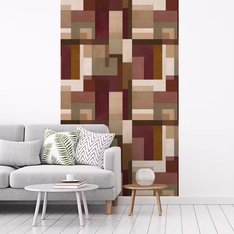 Modern - Geometrie - Kleurrijk fotobehang vinyl groot 66 -woonkamer