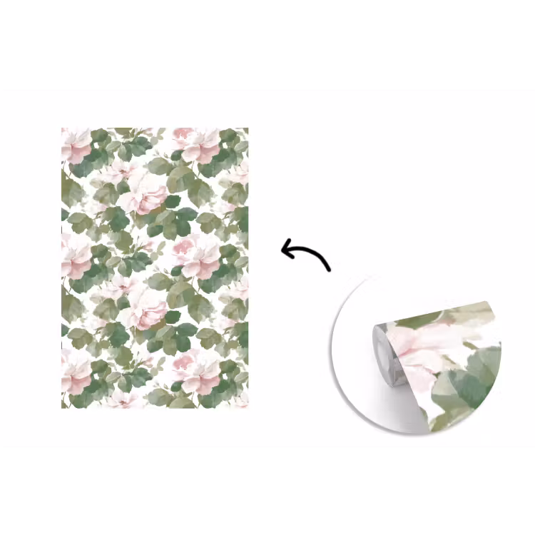 Rozen - Botanisch - Roze fotobehang vinyl groot 66 -3d
