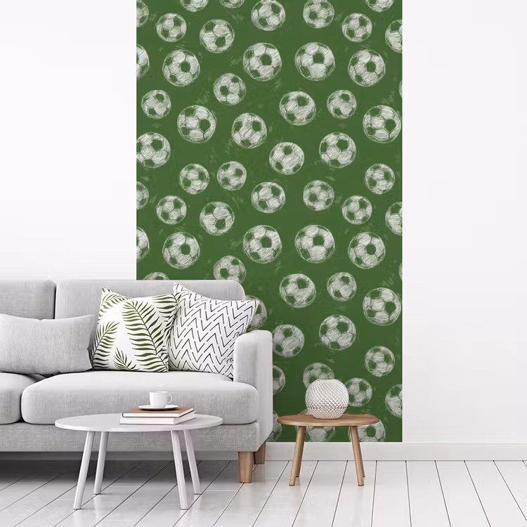 Voetbal - Sport - Groen fotobehang vinyl groot 66 -woonkamer