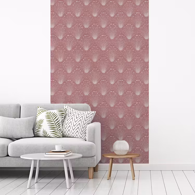 Trendy - Patroon - Roze fotobehang vinyl groot 66 -woonkamer