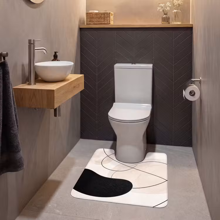 WC Mat - Abstract - Forms - Art - Abstract - Vormen - Kunst WCmat U-uitsnede middel