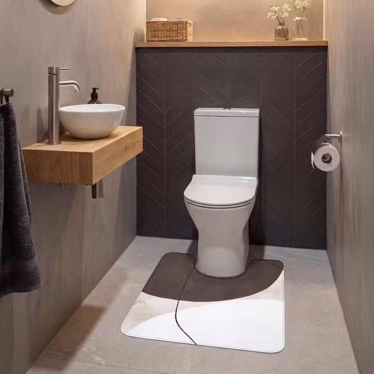 WC Mat - Abstract - Forms - Modern - Abstract - Vormen - Modern WCmat U-uitsnede middel